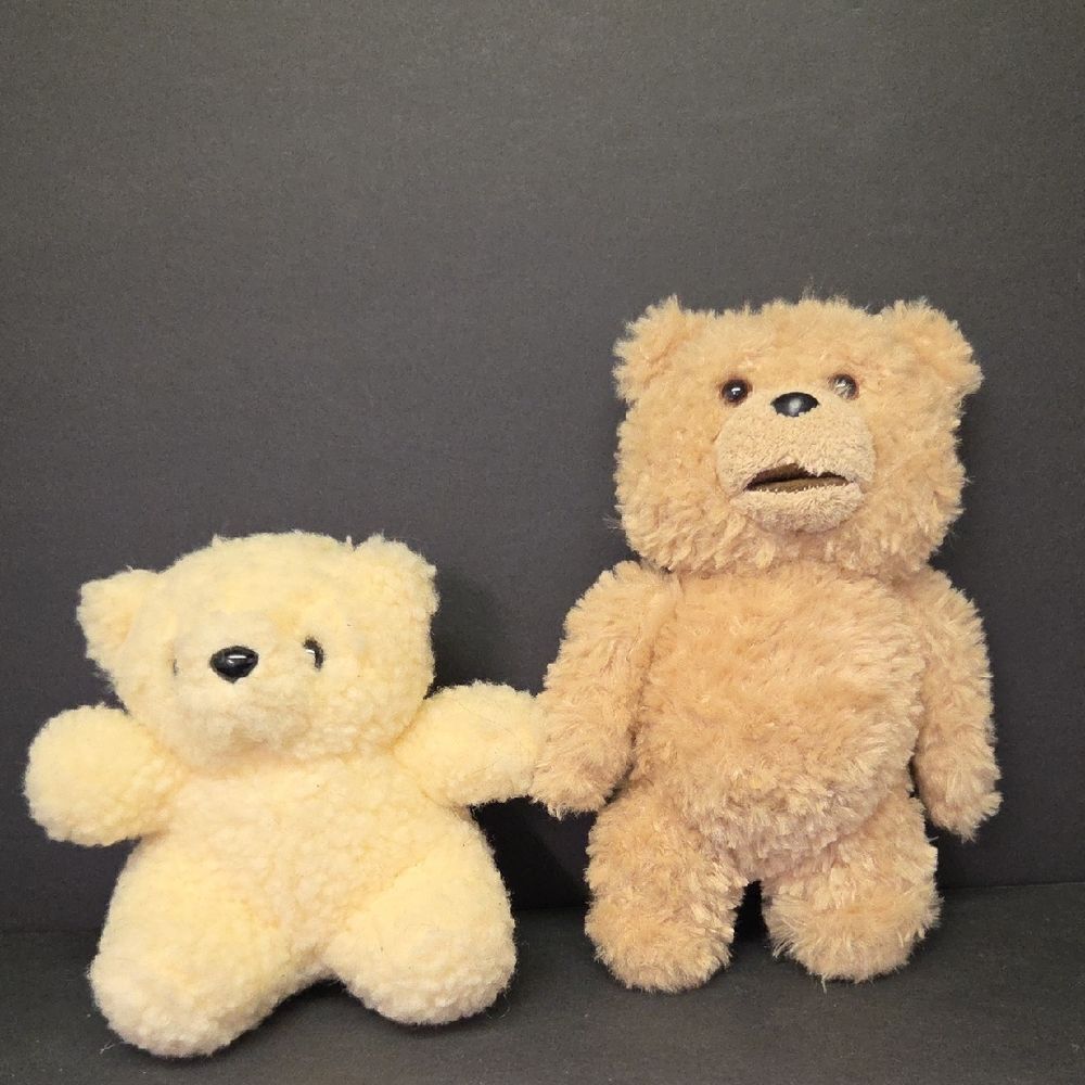 Ted Talking Plush Bear 8” Commonwealth 2012 Sound Works  Plus A Buddy Bear